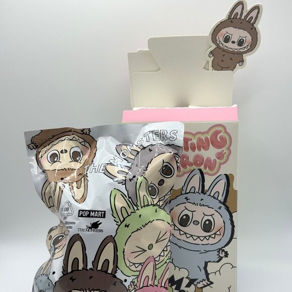 Pop Mart Labubu The Monsters Exciting Macaron Toffee, Open Box Sealed Bag - Picture 4 of 8